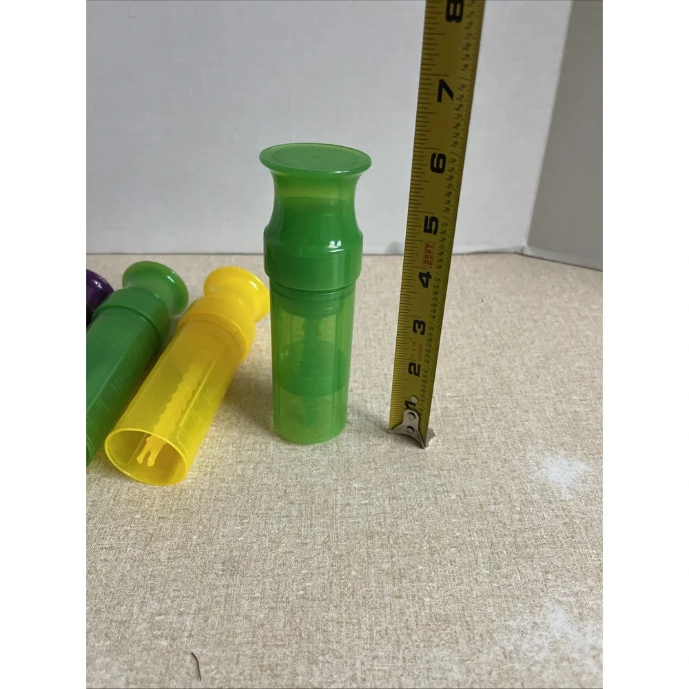 Vintage Twistix Push-Up Popsicle Ice Lolly Molds - Set of 7 Retro Rainbow NOS